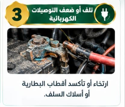فحص سلف السيارة وتشخيص سبب العطل